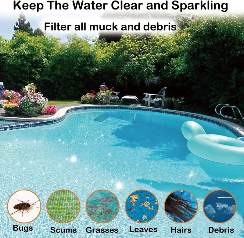 chicarry 200 Pack Pool Skimmer Socks, Reusable Pool Socks for Skimmer Basket, Skimmer Socks for Above Ground & Inground Pool (200 Pack) - Image 3